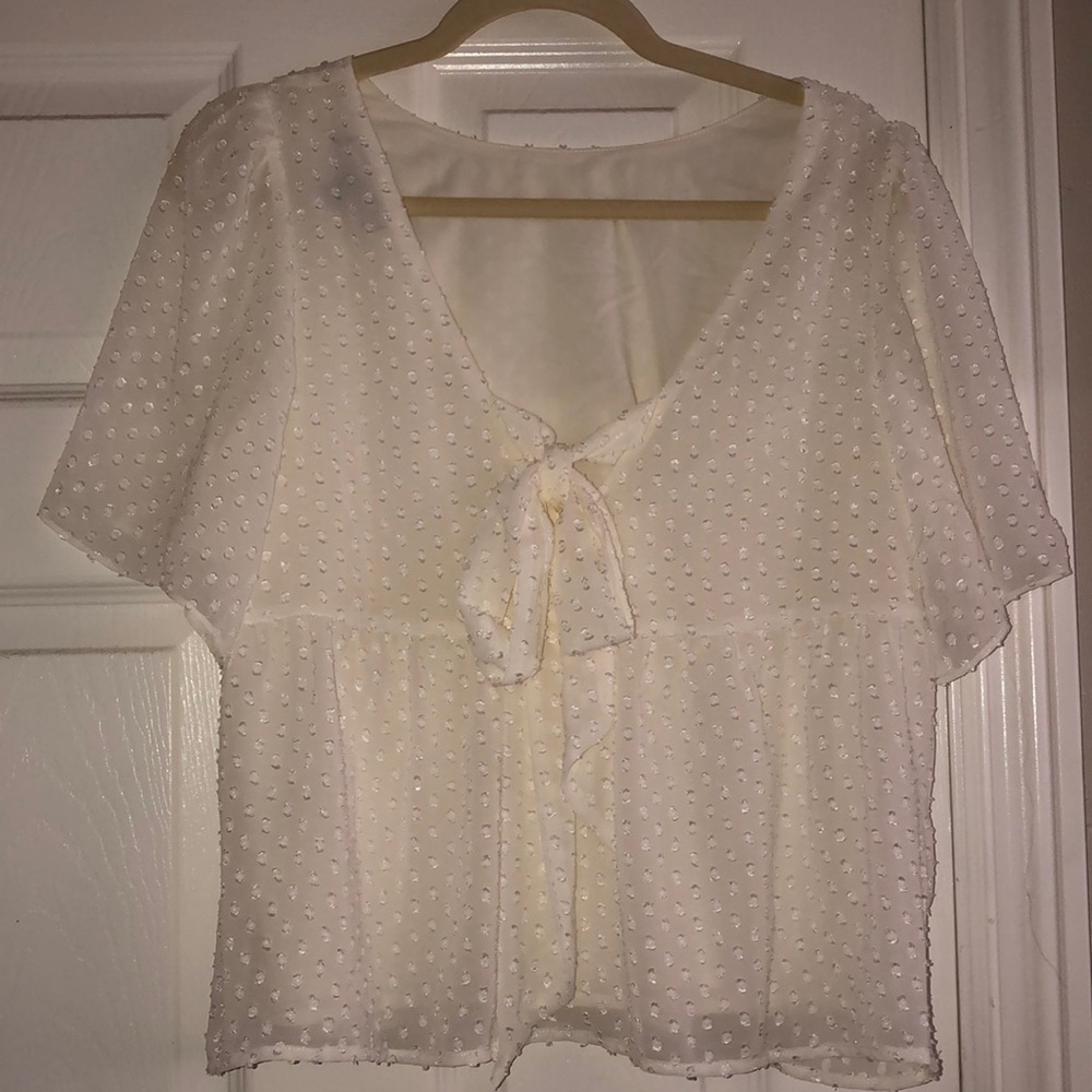 Banana republic white top